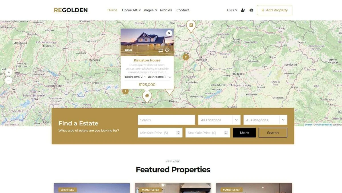 Real Estate Golden